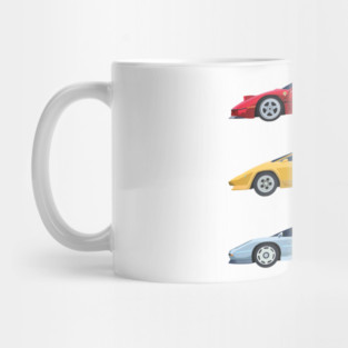 European Dream Cars; early 90s heroes Mug