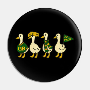 Green Bay Football Silly Goose -   Green Bay Packers Pin