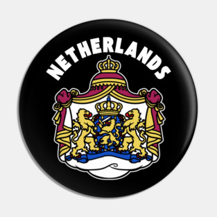 Netherlands coat of arms Pin