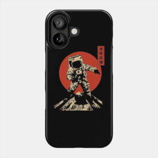 Cosmic Strike Astronaut Bowling Phone Case