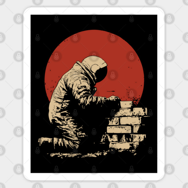 Building a Better Universe, One Brick at a Time Sticker by TuncGK