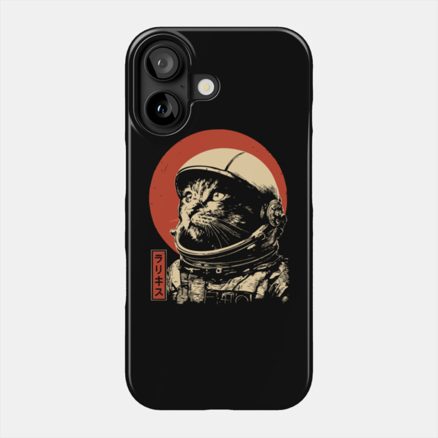 Cosmic Cat Astronaut Portrait Phone Case by TuncGK