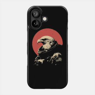 Patriotic Space Eagle Astronaut Phone Case