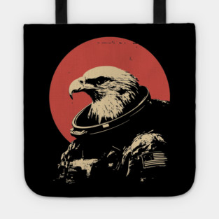 Patriotic Space Eagle Astronaut Tote