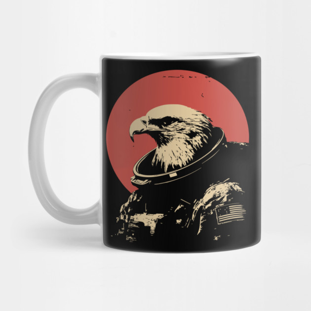 Patriotic Space Eagle Astronaut by TuncGK