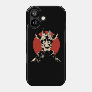 High Orbit Giraffe Astronaut Phone Case