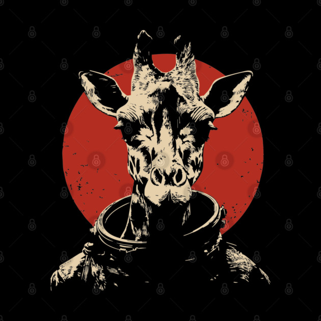 High Orbit Giraffe Astronaut by TuncGK