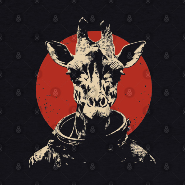 High Orbit Giraffe Astronaut by TuncGK