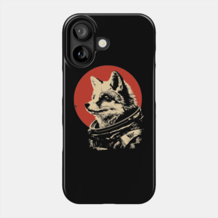 Sly Fox Astronaut in Space Phone Case