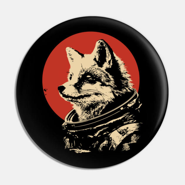 Sly Fox Astronaut in Space Pin by TuncGK