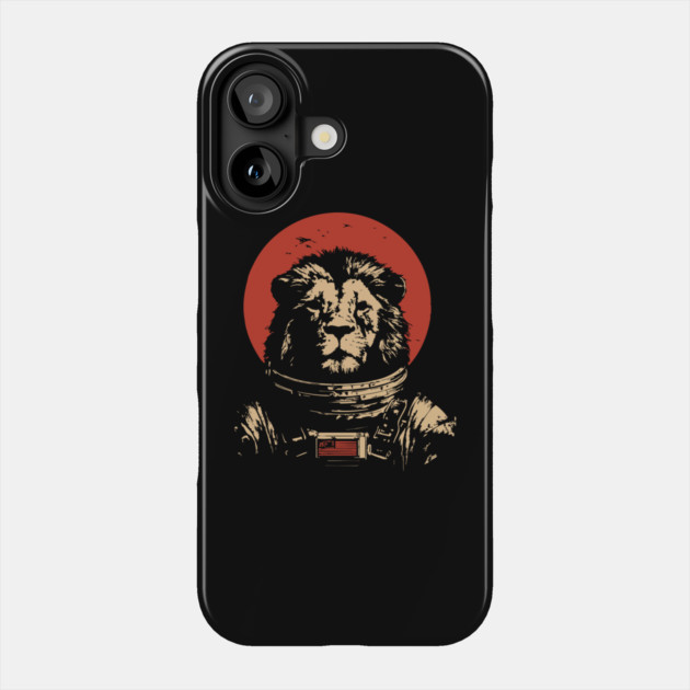 King of the Cosmos Lion Astronaut Phone Case by TuncGK