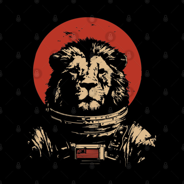 King of the Cosmos Lion Astronaut by TuncGK