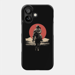 Cosmic Cowboy Astronaut Horse Rider Phone Case