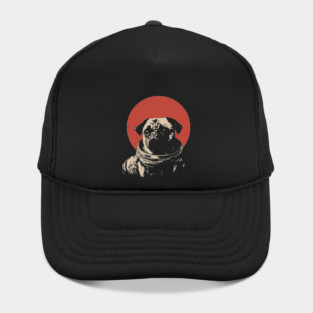 Cosmic Wrinkles Pug Astronaut Hat