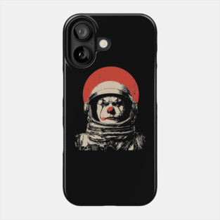 Creepy Cosmic Clown Astronaut Phone Case