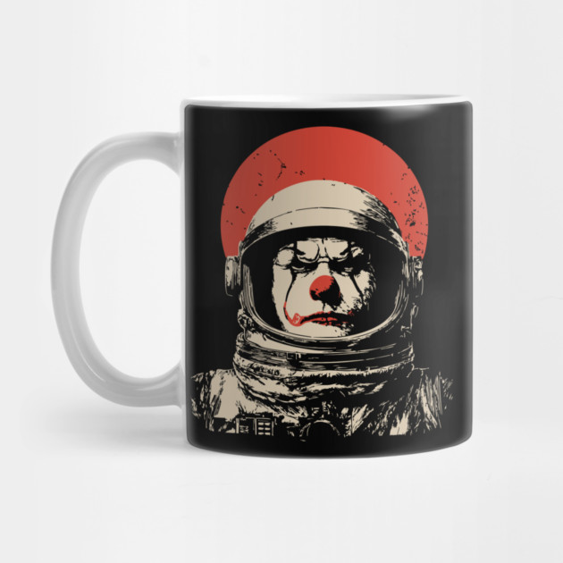 Creepy Cosmic Clown Astronaut by TuncGK