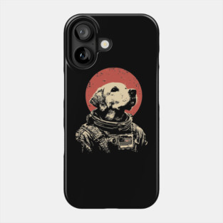 Cosmic Good Boy Retriever Astronaut Phone Case