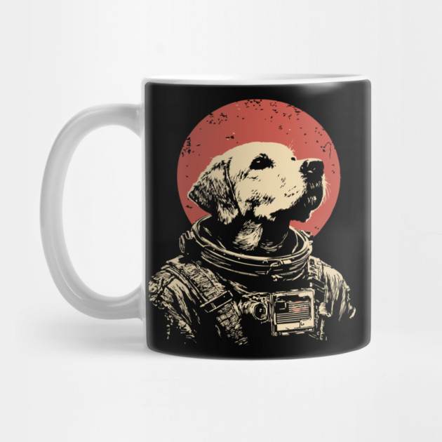 Cosmic Good Boy Retriever Astronaut by TuncGK