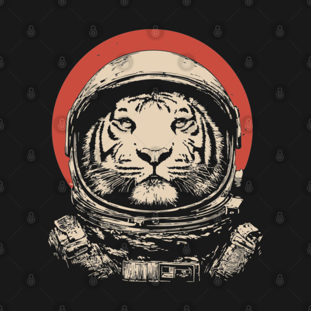Stellar Stripes Tiger Astronaut by TuncGK