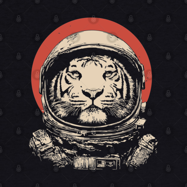 Stellar Stripes Tiger Astronaut by TuncGK