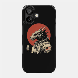Galactic Dragon Astronaut Warrior Phone Case
