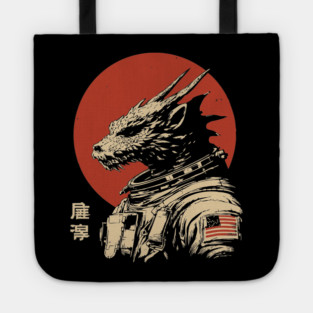 Galactic Dragon Astronaut Warrior Tote