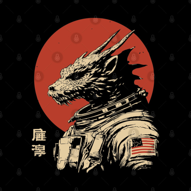 Galactic Dragon Astronaut Warrior by TuncGK