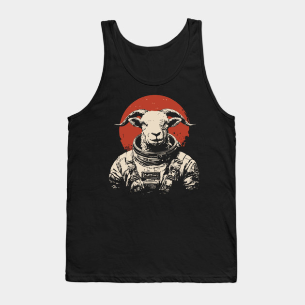 The G.O.A.T. Astronaut Tank Top by TuncGK
