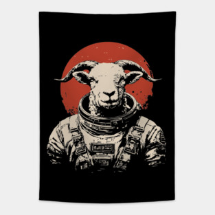 The G.O.A.T. Astronaut Tapestry
