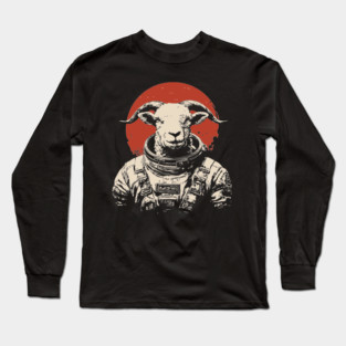 The G.O.A.T. Astronaut Long Sleeve T-Shirt