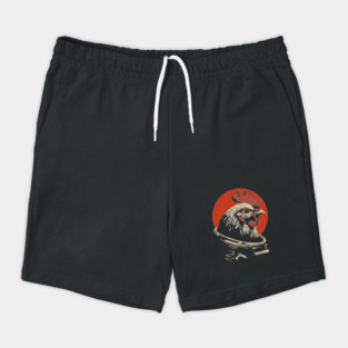 Galactic Cluck Chicken Astronaut Shorts