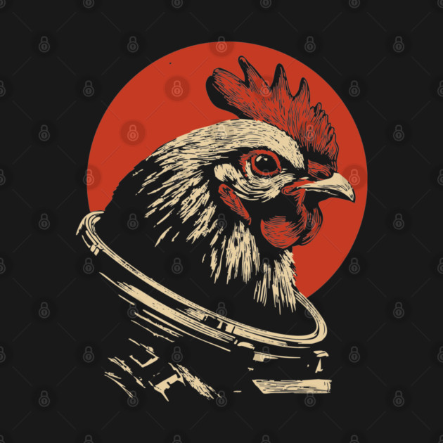 Galactic Cluck Chicken Astronaut by TuncGK