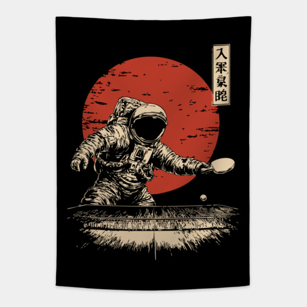 Zero-G Ping Pong Champion Tapestry by TuncGK