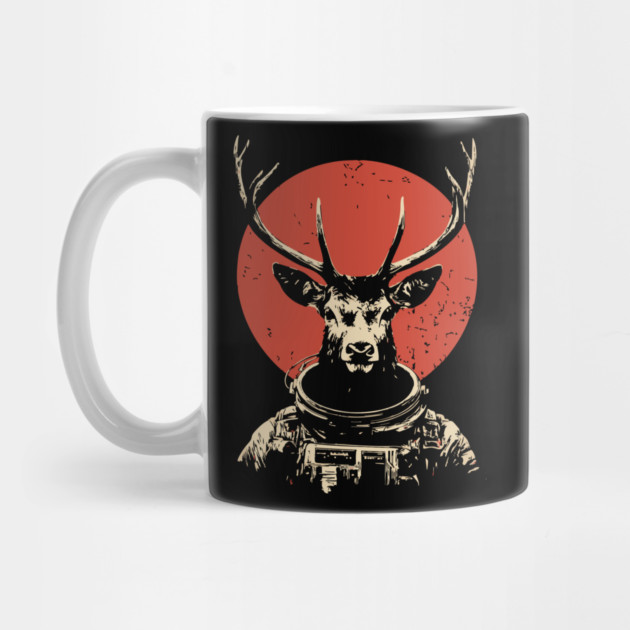 Celestial Stag Reindeer Astronaut by TuncGK