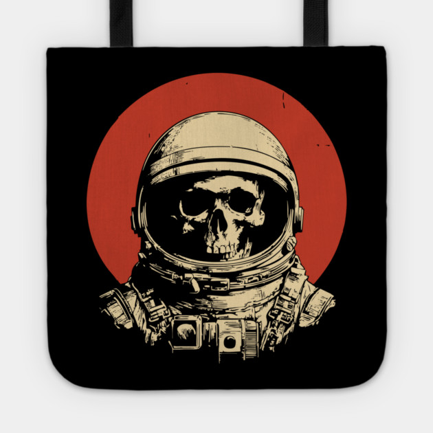 Dead in Space Astronaut Skull Tote by TuncGK