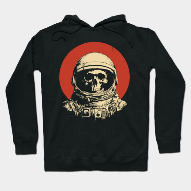 Dead in Space Astronaut Skull Hoodie by TuncGK