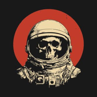Dead in Space Astronaut Skull T-Shirt