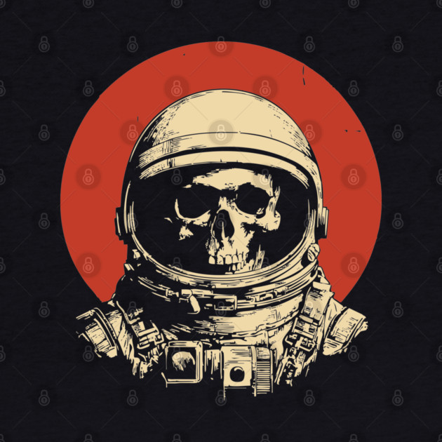 Dead in Space Astronaut Skull by TuncGK