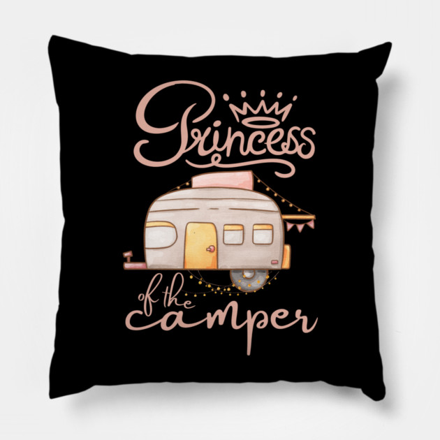 Princess Camper Pillow by The WYLD Tribe