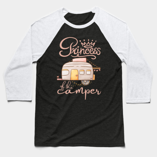Princess Camper Baseball T-Shirt by The WYLD Tribe