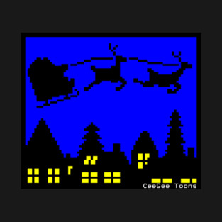 The Night Before Christmas - Teletext T-Shirt