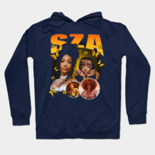 SZA Vintage R&B Collage Hoodie