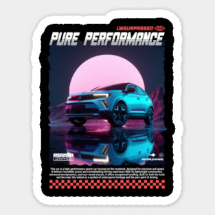 OPEL grandland electric car Sticker