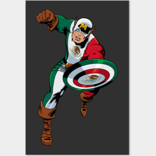 Capitán Mexico Posters and Art