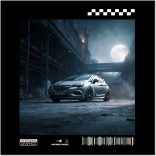 OPEL astra car2 Posters and Art