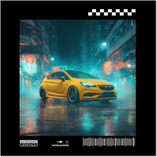 OPEL astra car1 Posters and Art