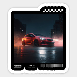 OPEL astra car Sticker