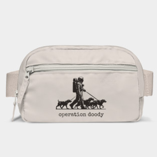 Operation Doody T-Shirt | Funny Astronaut Dog Walker Tee for Pet Lovers Bag