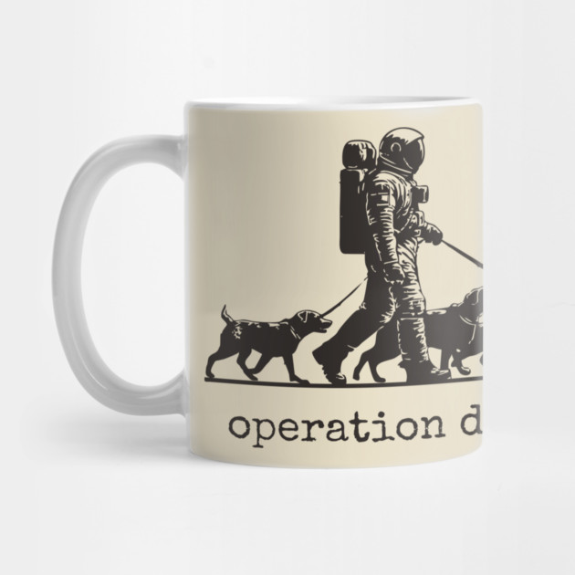 Operation Doody T-Shirt | Funny Astronaut Dog Walker Tee for Pet Lovers by TuncGK