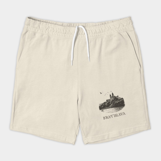 Bratislava T-Shirt | Vintage Slovakia Castle & Danube River Tee by TuncGK